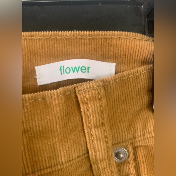 high-rise flare  tan/camel bell Botton pants - Picture 6 of 9